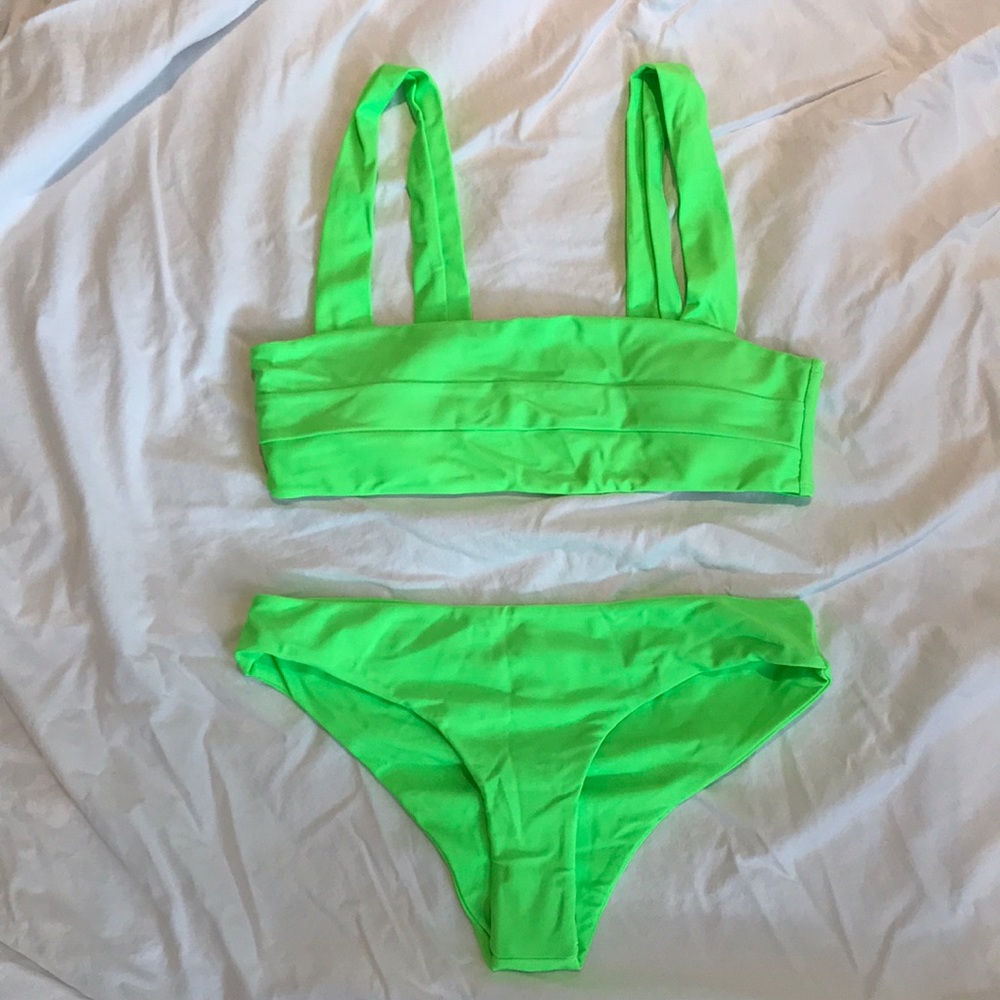 NEW neon green bikini!